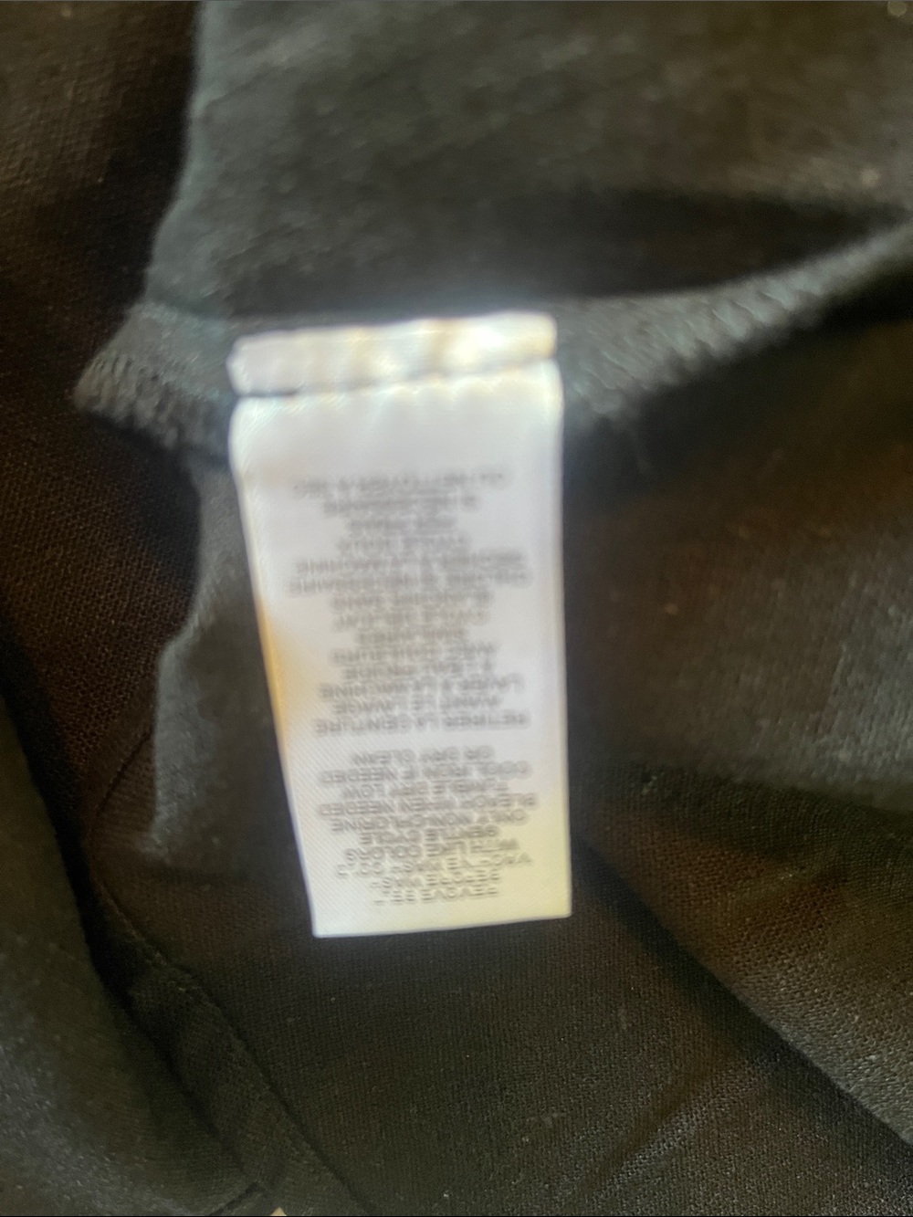 Tahari Black Maxi Skirt with Waist Tie - Picture 5 of 5